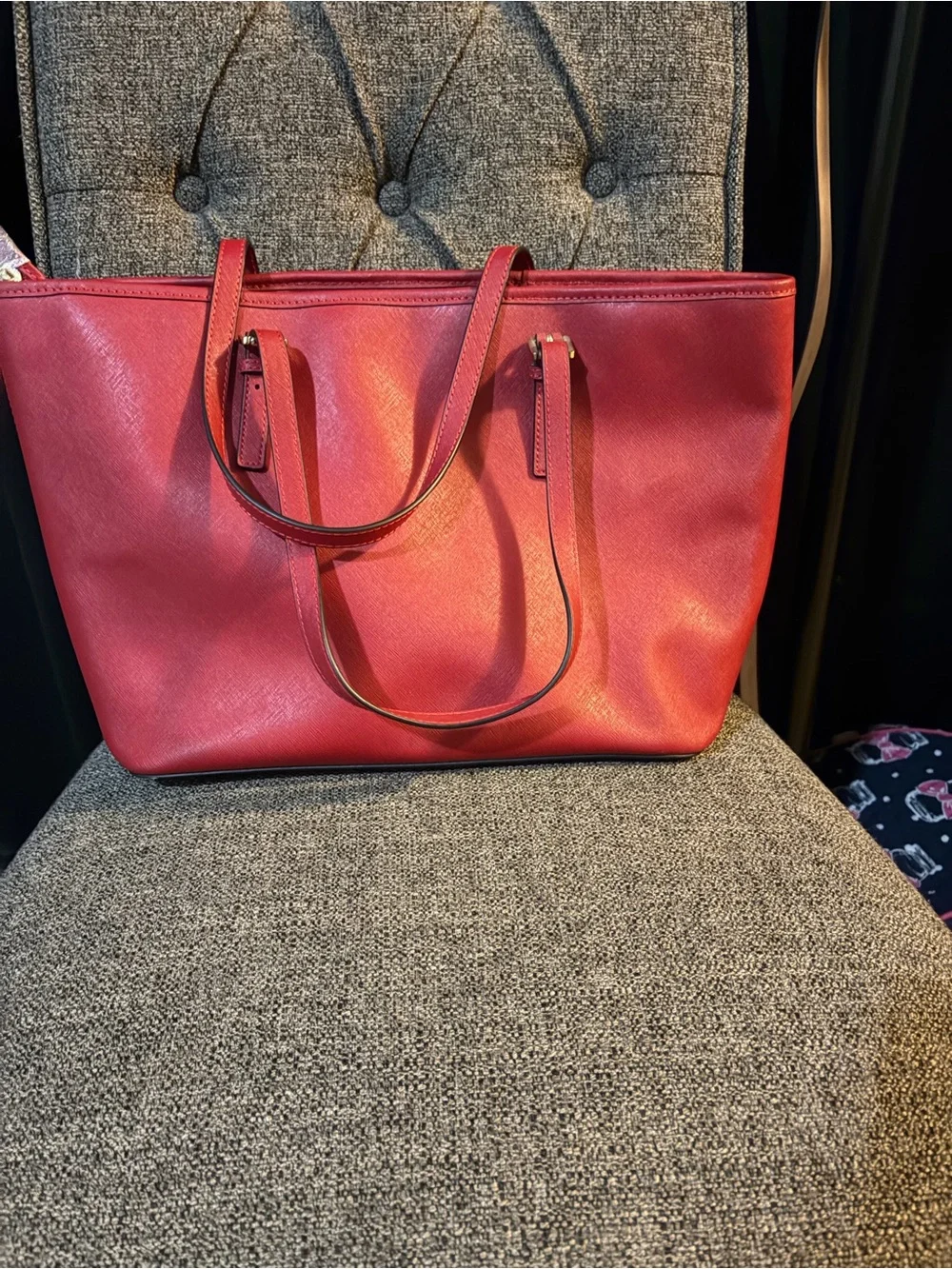 Michael Kors Red Tote Bag